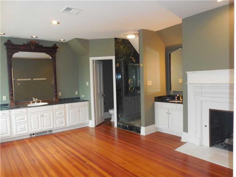 743 Chestnut Road Edgeworth, PA 15143 - Photo 23 of 25 Master Bath/Spa. The Master Bath is huge. It has a fireplace, marble sink tops marble shower two sinks and tub and also plenty of closet space plus a sitting/dressing room.
