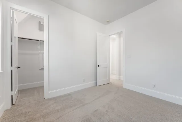 a view of an empty room