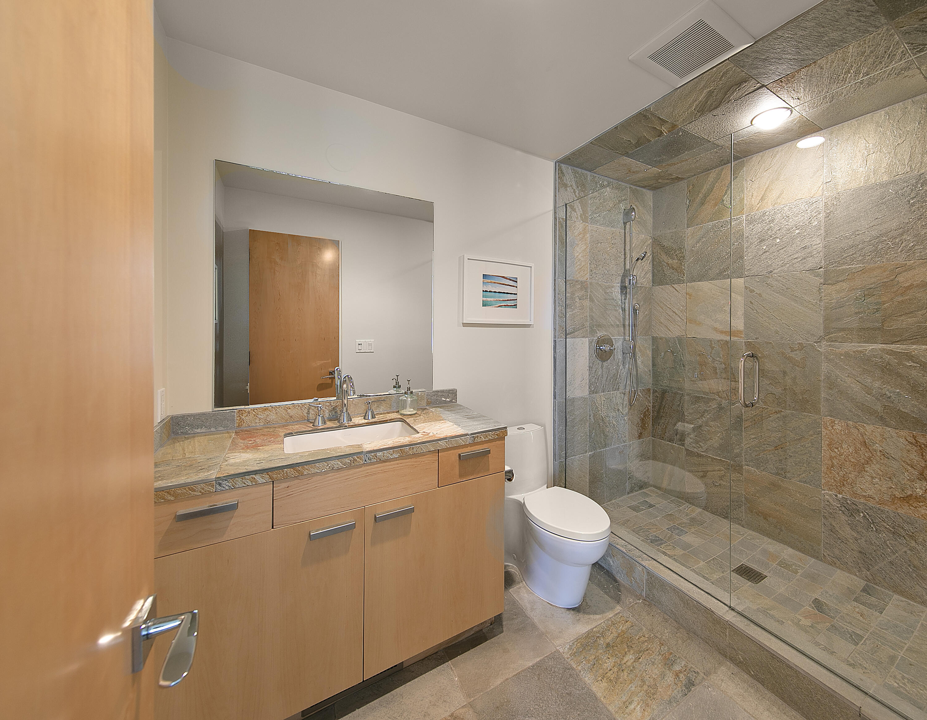 303 Meadowbrook Drive Santa Barbara, CA 93108 - Photo 25 of 28 a bathroom with a sink a toilet and shower