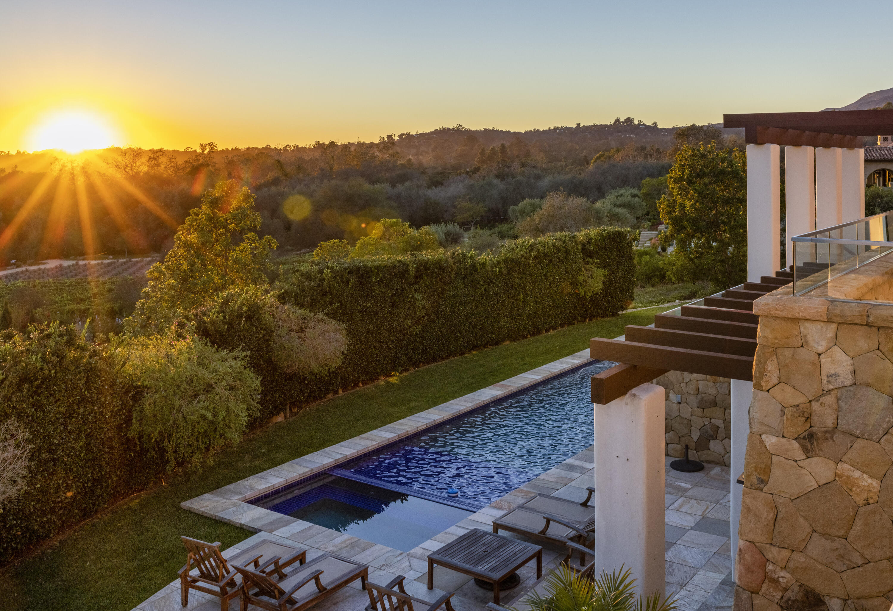 303 Meadowbrook Drive Santa Barbara, CA 93108 - Photo 4 of 28 a view of balcony with two chairs and a table