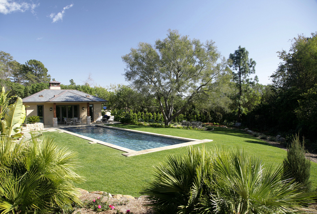 1743 Glen Oaks Drive Montecito, CA 93108 - Photo 11 of 14 a view of a swimming pool and lounge chairs