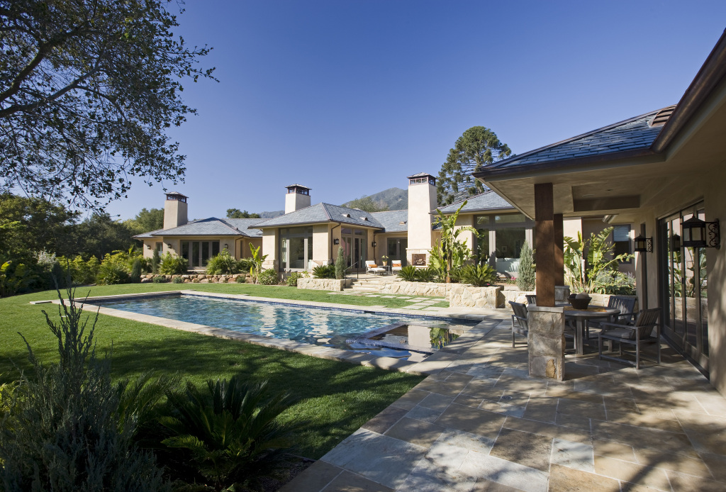 1743 Glen Oaks Drive Montecito, CA 93108 - Photo 10 of 14 a view of swimming pool with outdoor seating