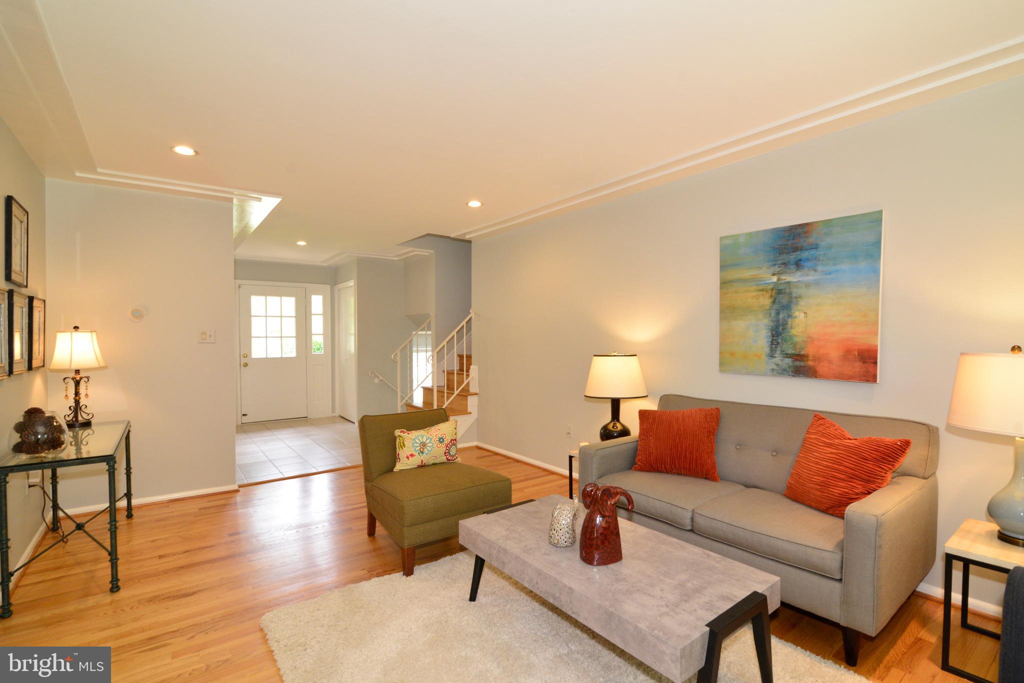 1501 Coat Ridge Road Herndon, VA 20170 - Photo 11 of 29 View of Living Room and Large Foyer.