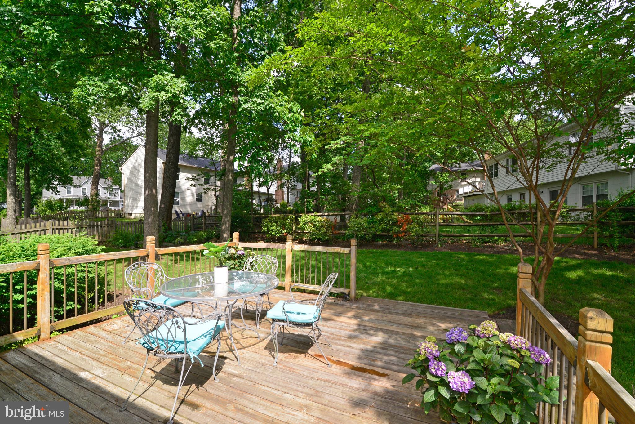 1501 Coat Ridge Road Herndon, VA 20170 - Photo 9 of 29 Relax On Your Sunny Deck.