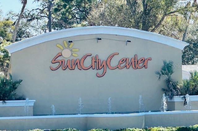 2033 Hawkhurst Circle, Unit 180 Sun City Center, FL 33573 - Photo 18 of 19 a close up of a sign