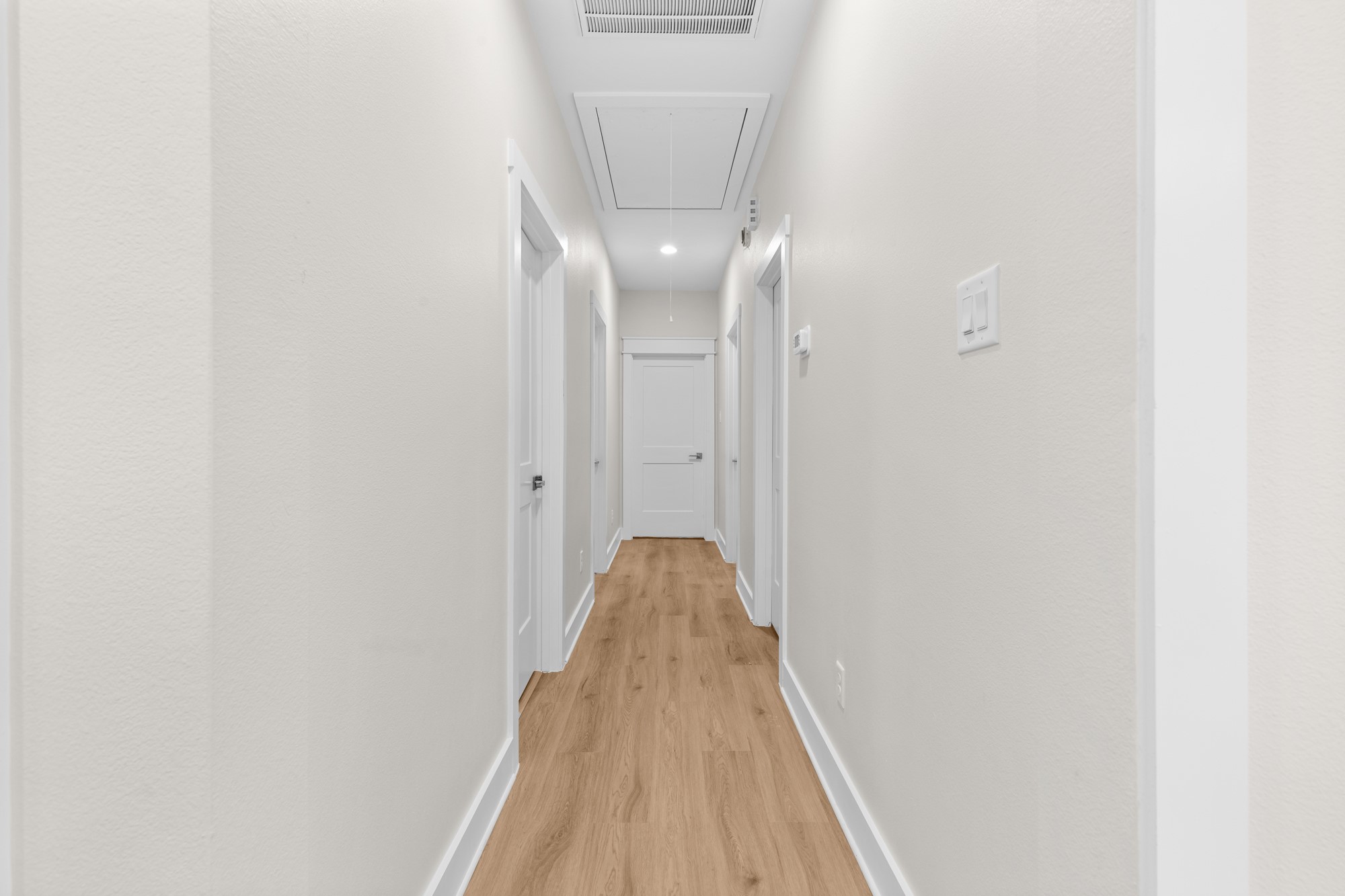 7322 Phillips Street Houston, TX 77088 - Photo 14 of 27 a view of entryway with wooden floor