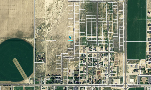 5005 North 75 East Enoch, UT 84721 - Photo 29 of 37 Aerial Map. Depicting the property's location and surrounding land parcels