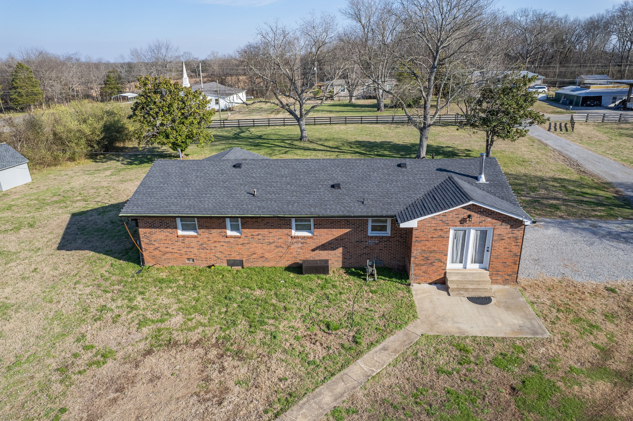 2318 Verona Caney Road Lewisburg, TN 37091 - Photo 45 of 70 an aerial view of a house with a yard and a yard