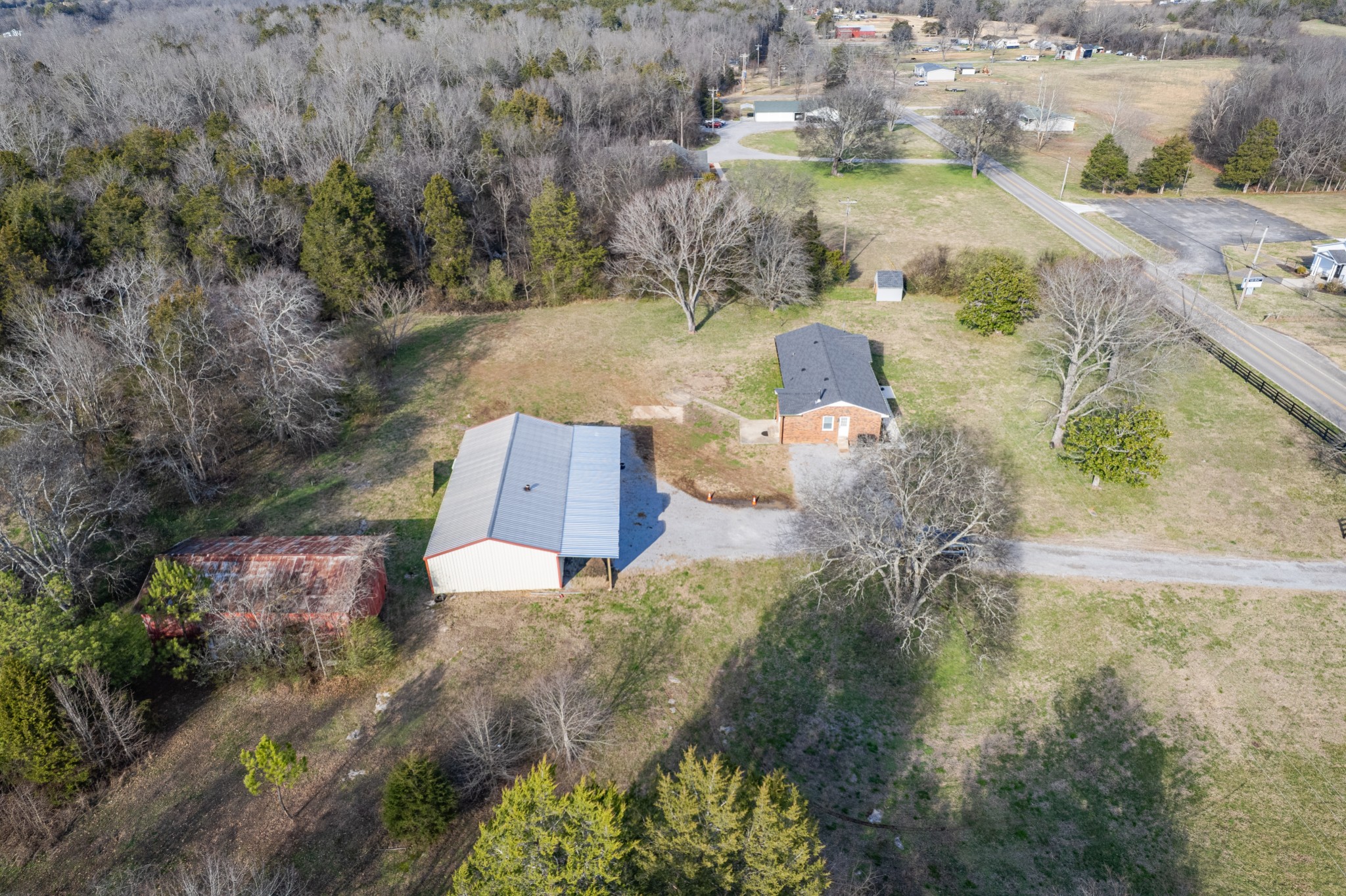 2318 Verona Caney Road Lewisburg, TN 37091 - Photo 55 of 70 an aerial view of a house with a yard