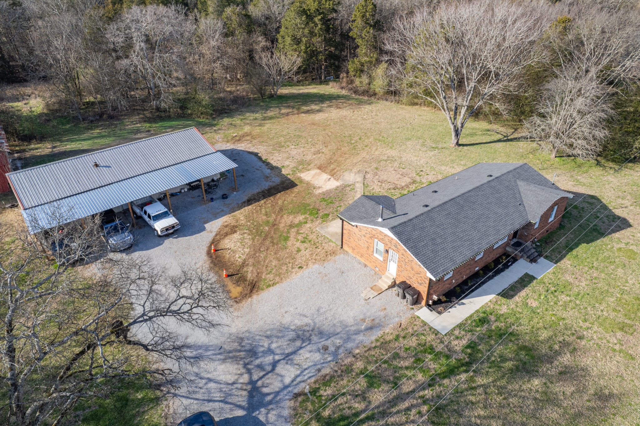2318 Verona Caney Road Lewisburg, TN 37091 - Photo 60 of 70 an aerial view of a house with yard