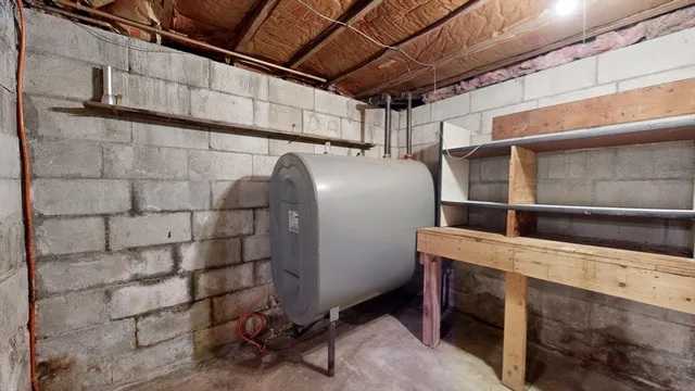 a view of storage and utility room