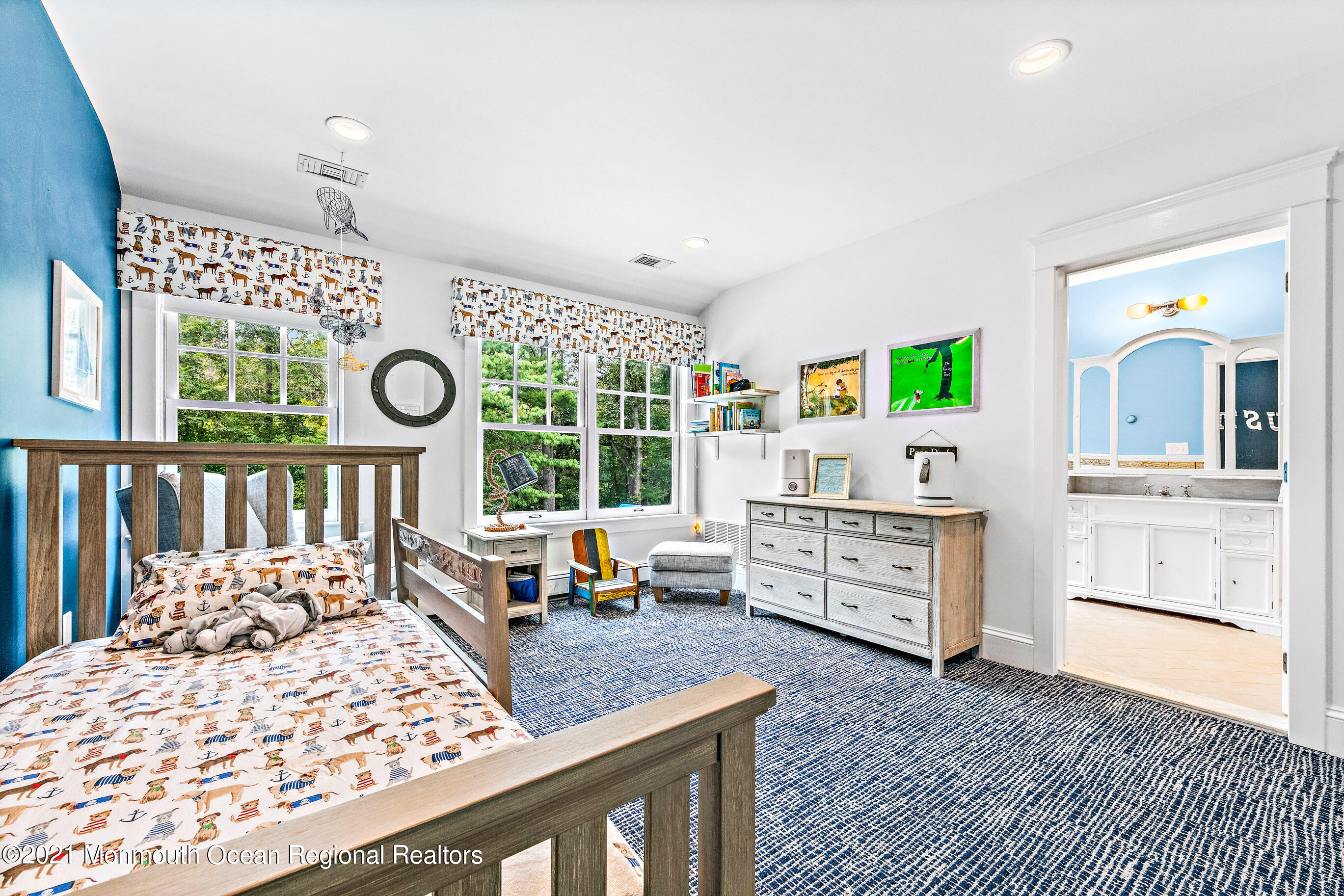 43 Muhlenbrink Road Colts Neck, NJ 07722 - Photo 58 of 89 a bedroom with furniture and a large window