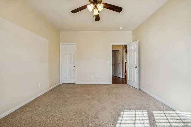 a view of an entryway with a window