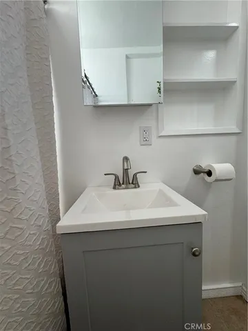 a close view of a sink in the kitchen