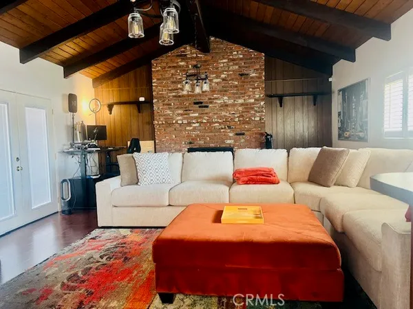 a bed room with a bed and a couch