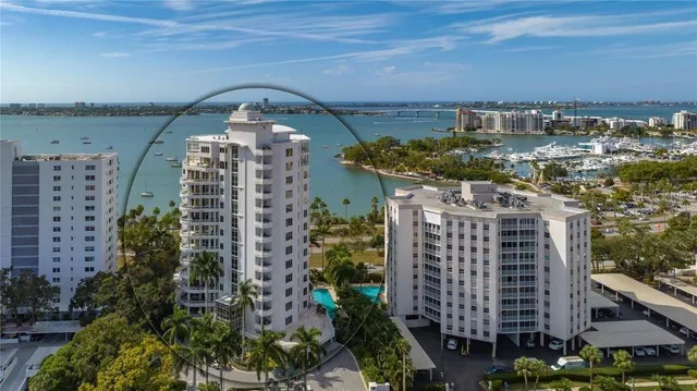 a view of a terrace with skyline