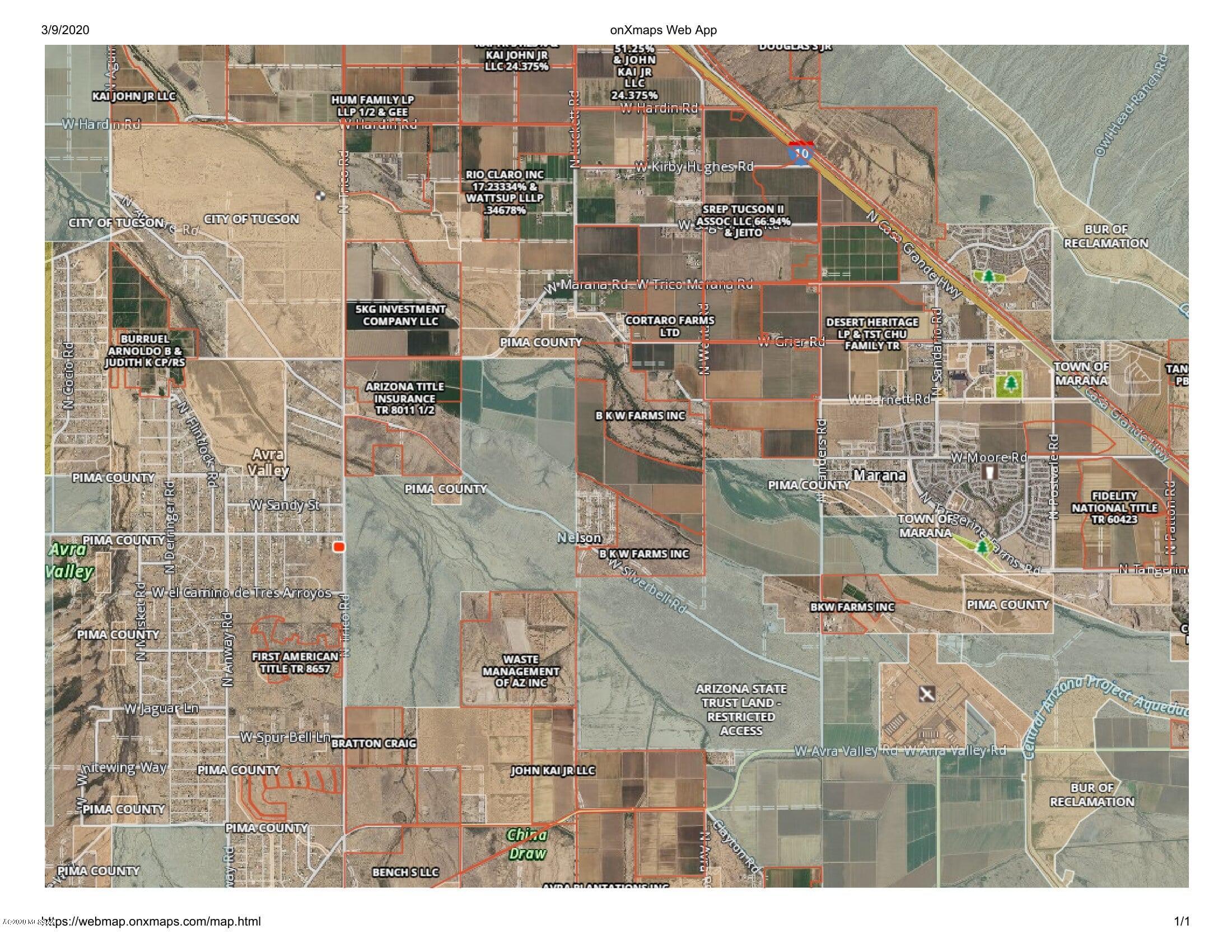 1-acre North Trico Road Marana, AZ 85653 - Photo 15 of 16 Reay Trico 1.4 acre OnXmap 6
