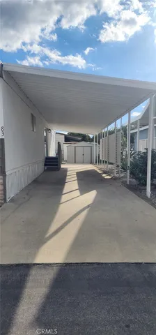 a backyard of a house