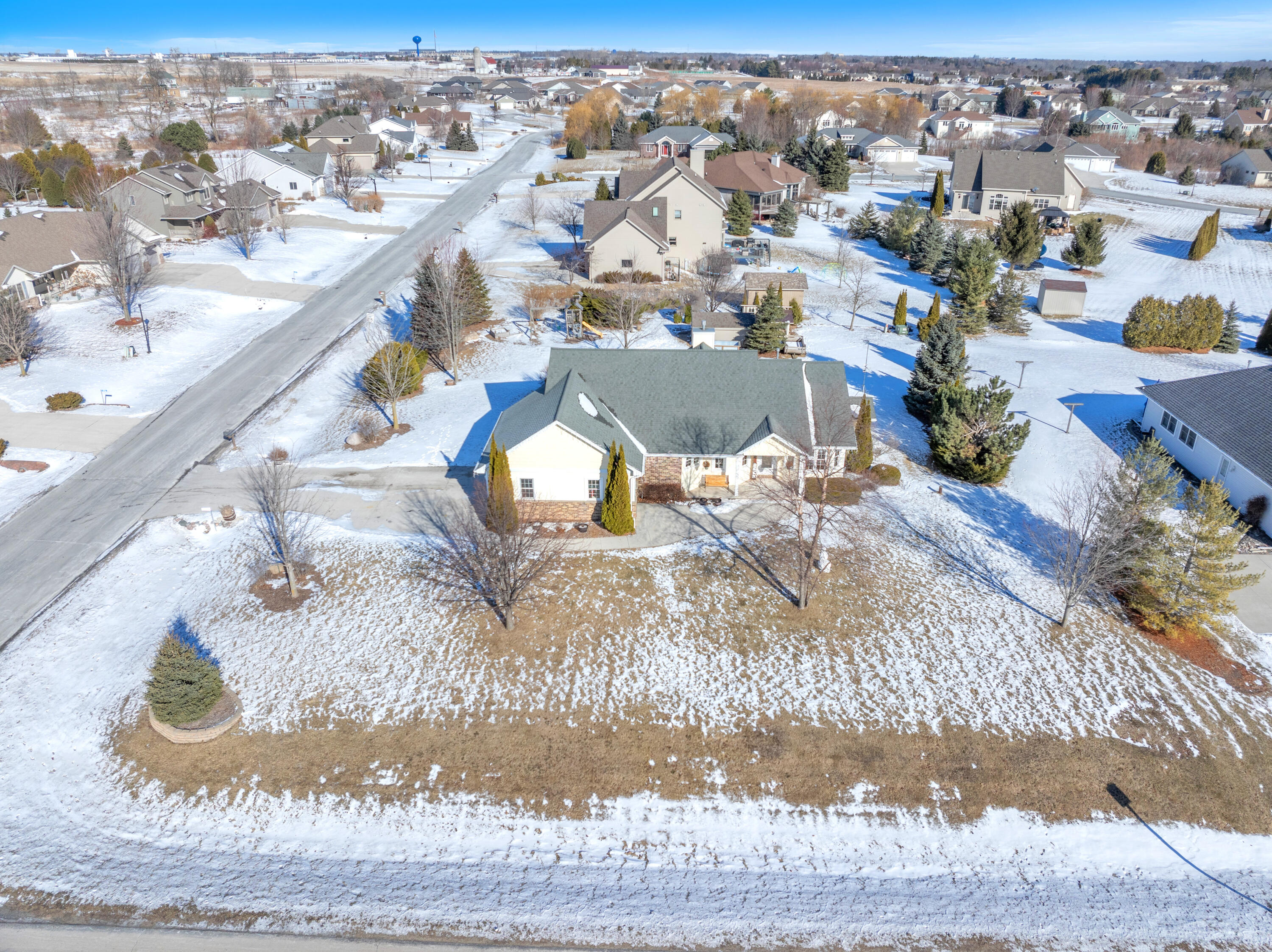 5735 Wind Dancer Court Sheboygan, WI 53081 - Photo 30 of 38 Front Aerial 1