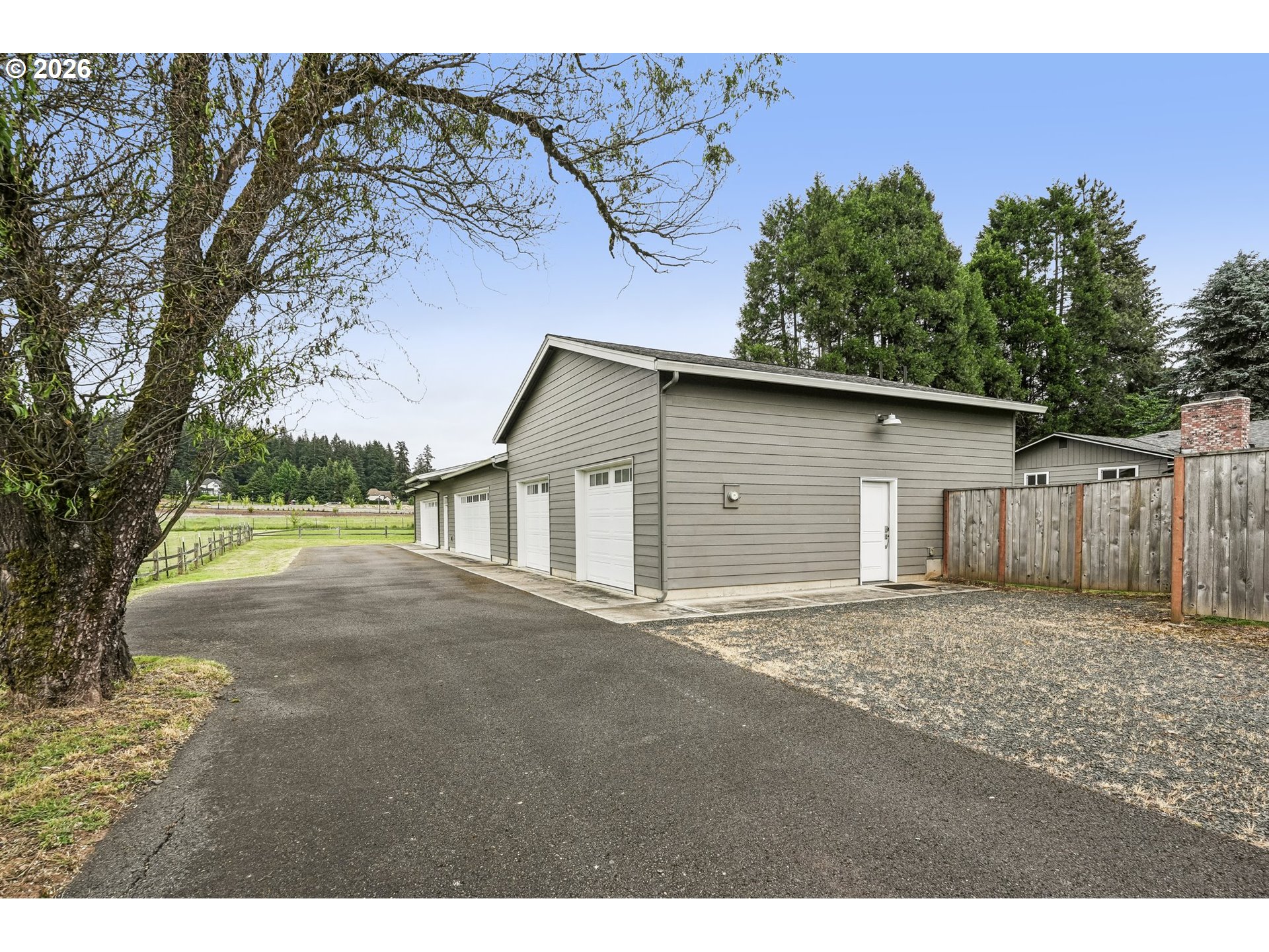 22600 Northeast 28th Street Camas, WA 98607 - Photo 40 of 48 a view of backyard of house with wooden fence