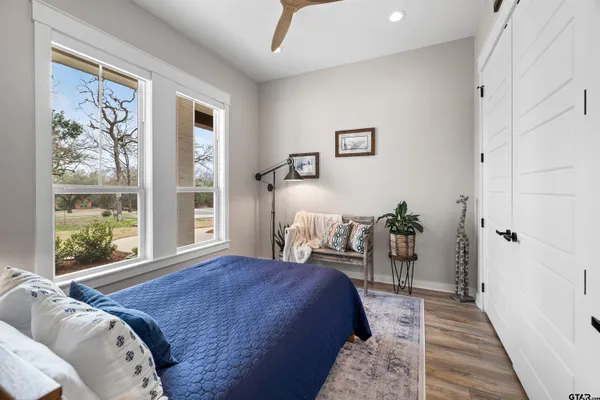 a view of house with outdoor seating