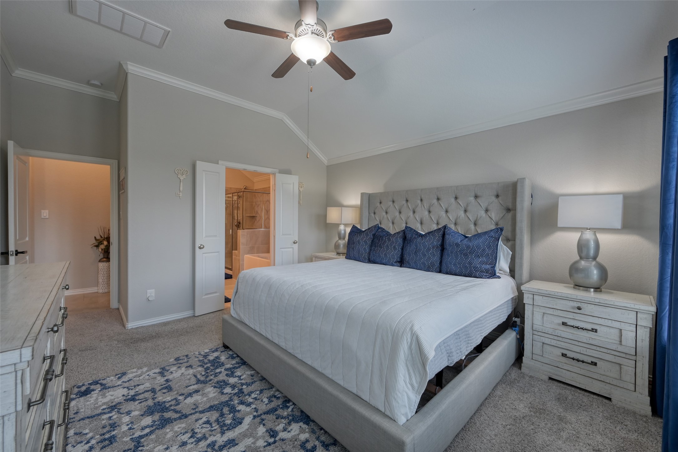 3465 Stablewood Grove Lane Spring, TX 77386 - Photo 17 of 50 a bedroom with a bed and a walk in closet