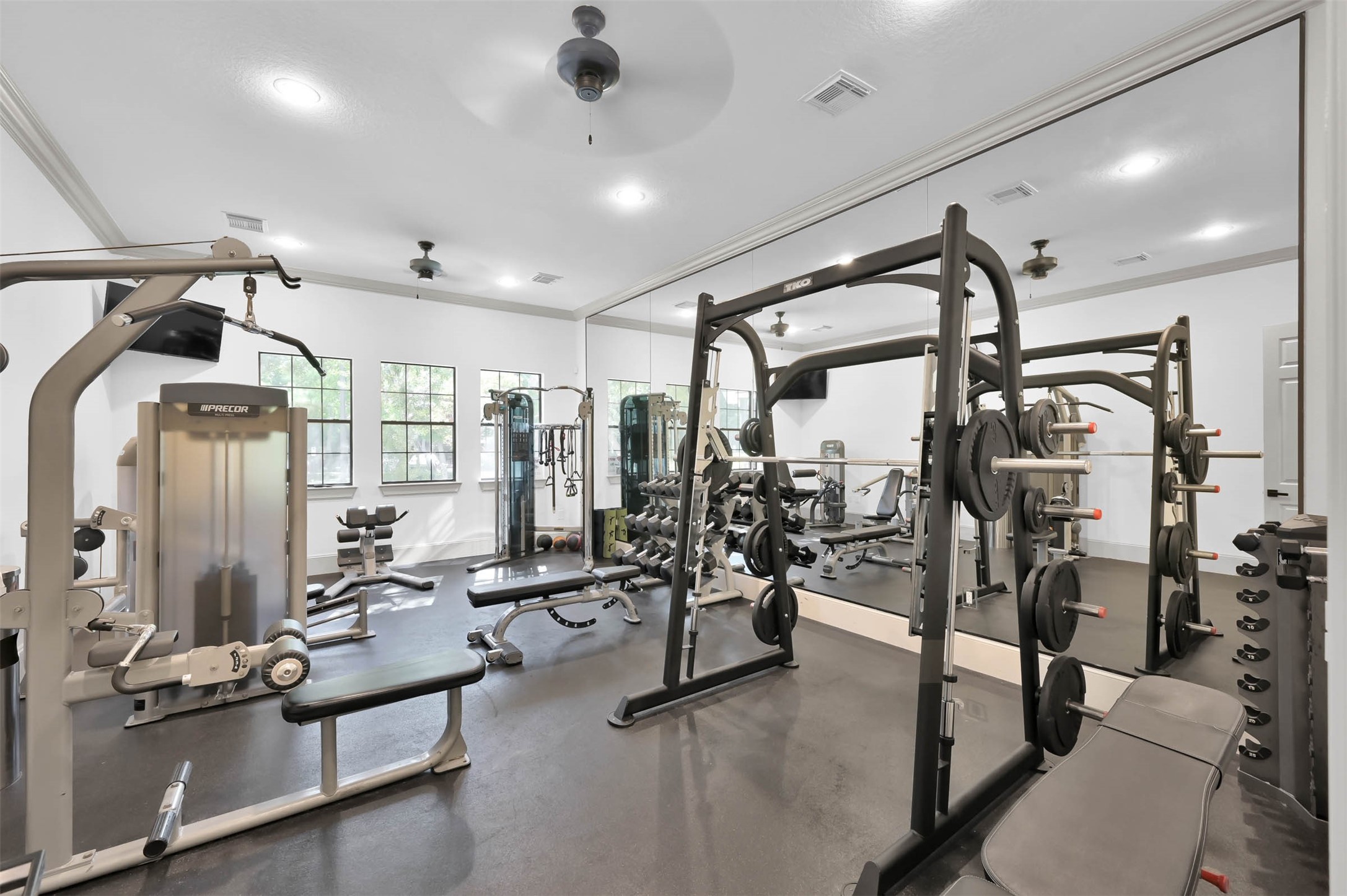 3465 Stablewood Grove Lane Spring, TX 77386 - Photo 41 of 49 a view of a room with gym equipment