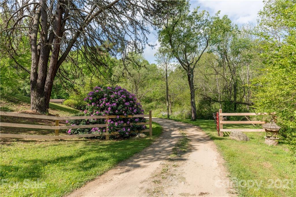 301 Fowler Lane Clyde, NC 28721 - Photo 45 of 47 a backyard of a house with lots of green space