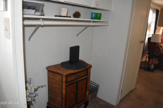 a view of storage room