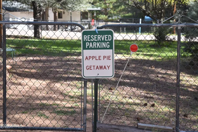 a sign on the side of the road