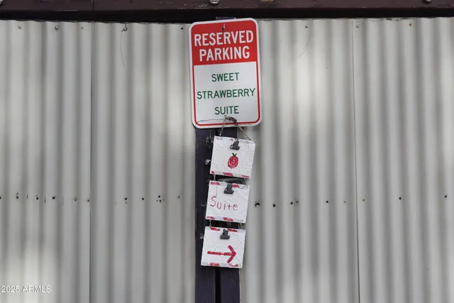 a view of a wooden wall