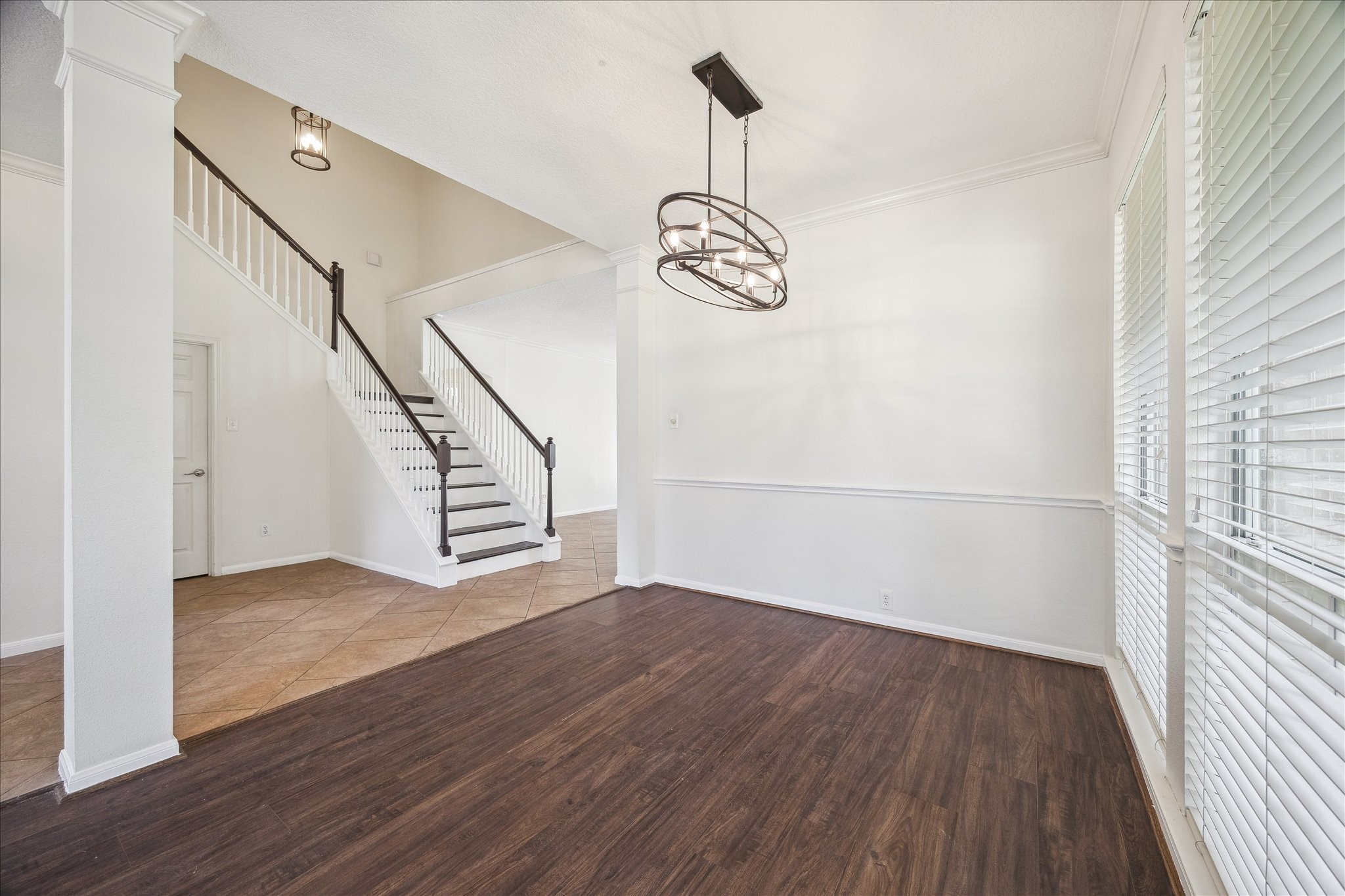12831 Dove Point Lane Houston, TX 77041 - Photo 11 of 49 a view of an entryway with wooden floor