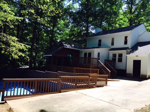1405 Lockett Ridge Road Midlothian, VA 23114 - Photo 20 of 22 Concrete driveway and attached shed.