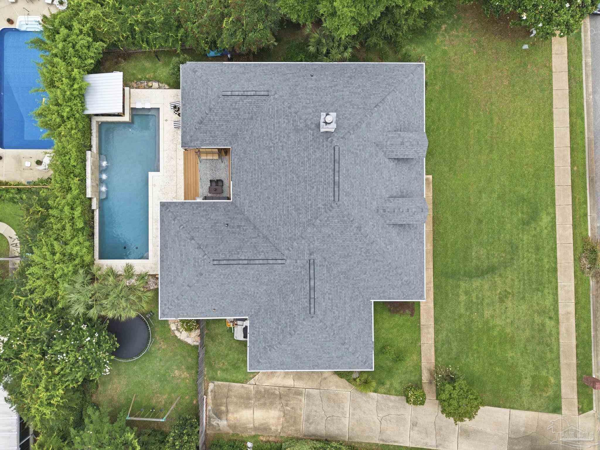 5931 Otter Point Road Pensacola, FL 32504 - Photo 57 of 67 aerial view of a house with a yard