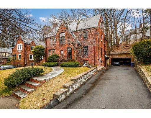 95 Welland Road Brookline, MA 02445 - Photo 2 of 28 a view of a yard with a house