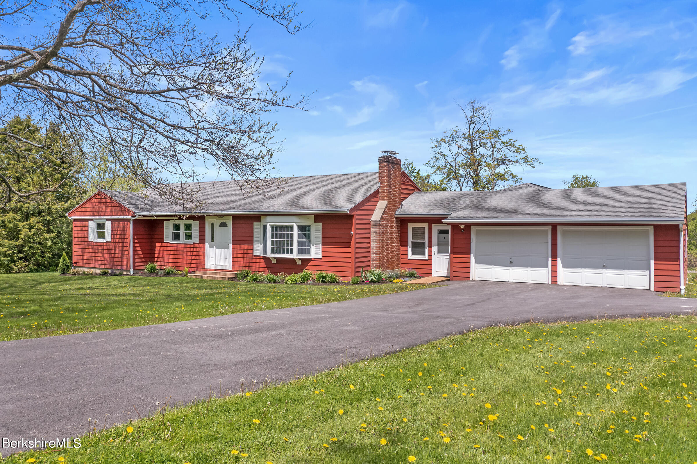 79 View Drive Richmond, MA 01201 - Photo 8 of 34 a view of a yard in front of a house
