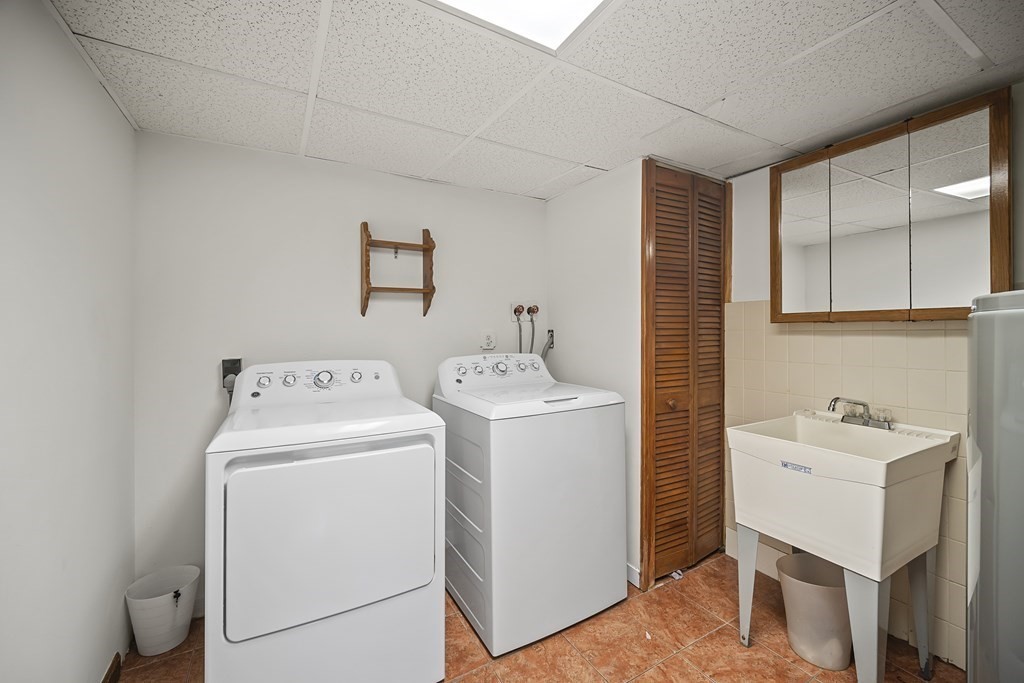 44 Judson Street Fall River, MA 02721 - Photo 31 of 31 a utility room with dryer and washer