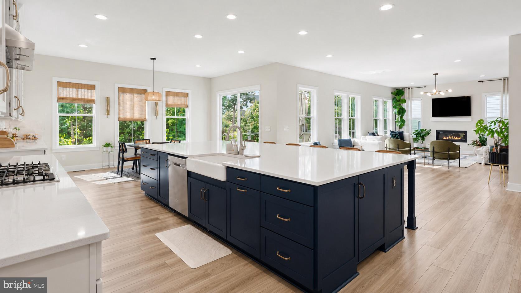 23609 Roselle Ridge Lane Aldie, VA 20105 - Photo 30 of 75 Bright, airy kitchen with modern elegance.
