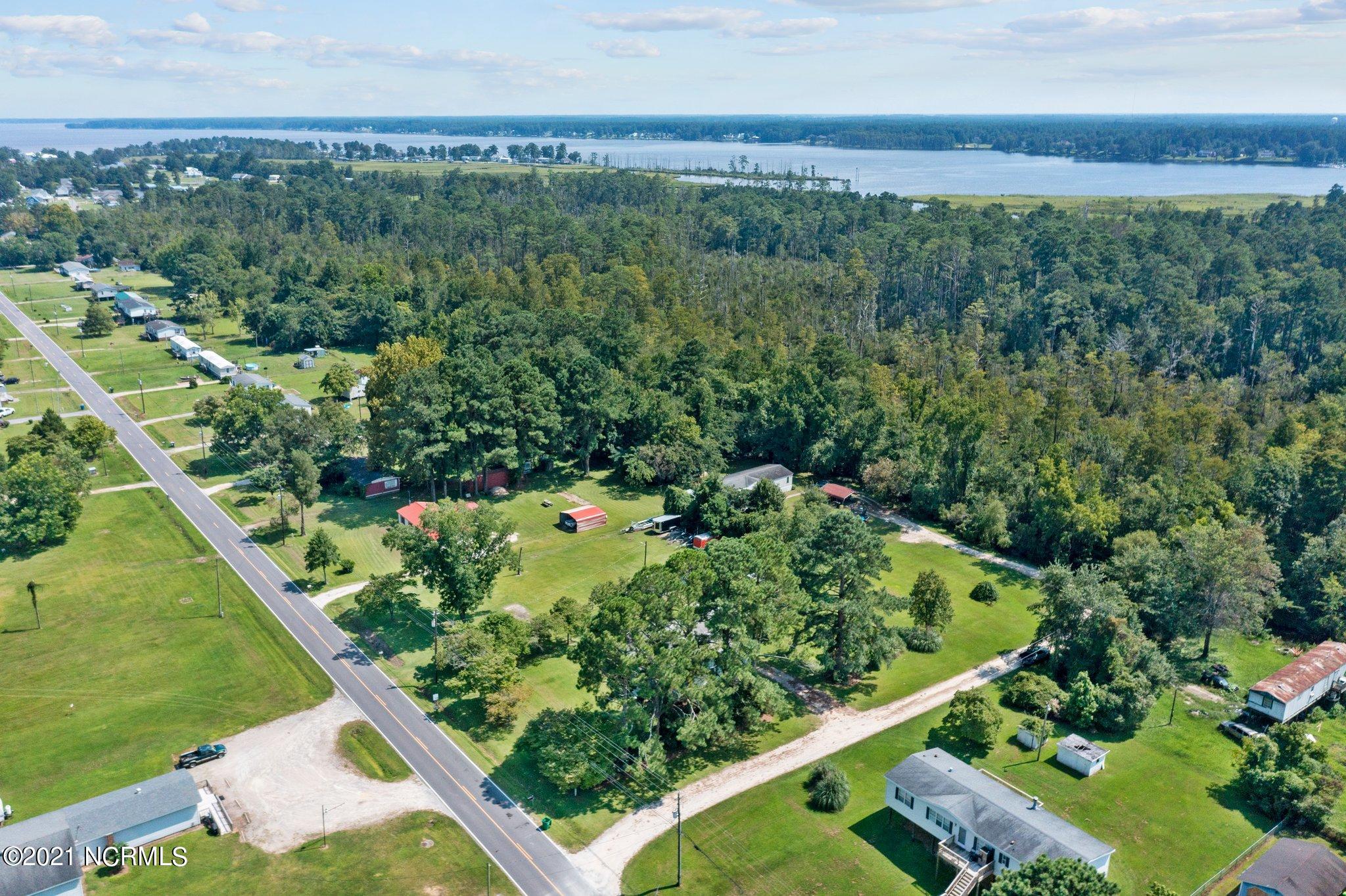 2272 Whichards Beach Road Chocowinity, NC 27817 - Photo 3 of 32 Bird's Eye View to the Pamlico