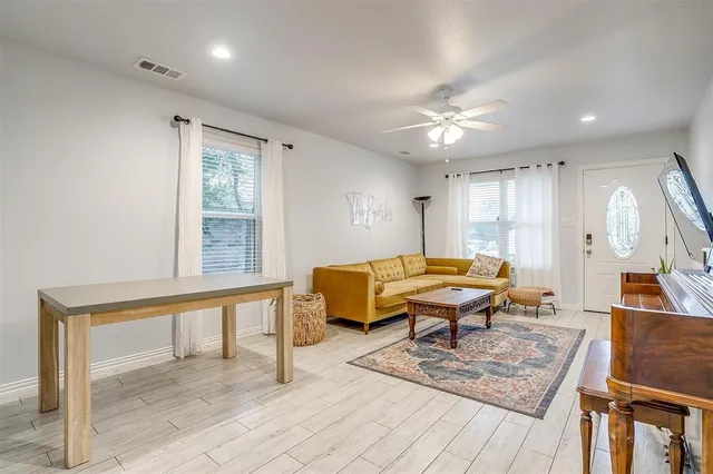 a outdoor space with furniture