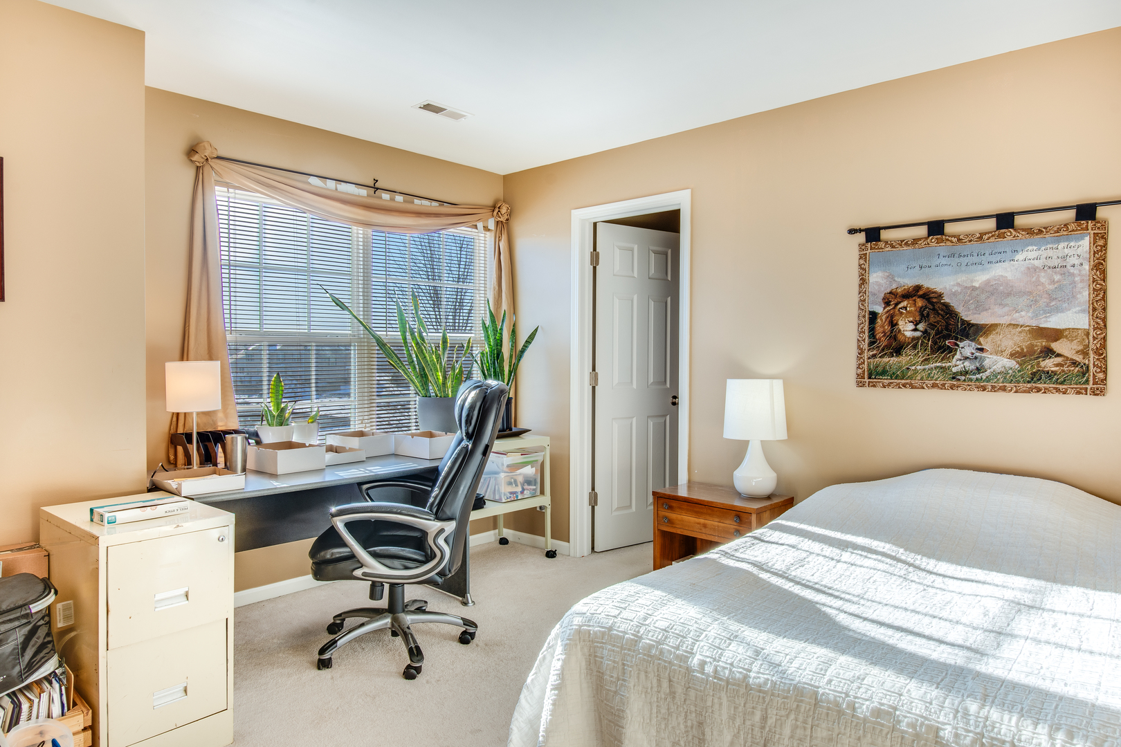 2765 Crooker Drive Yorkville, IL 60560 - Photo 13 of 21 a bedroom that has a bed and a desk in it