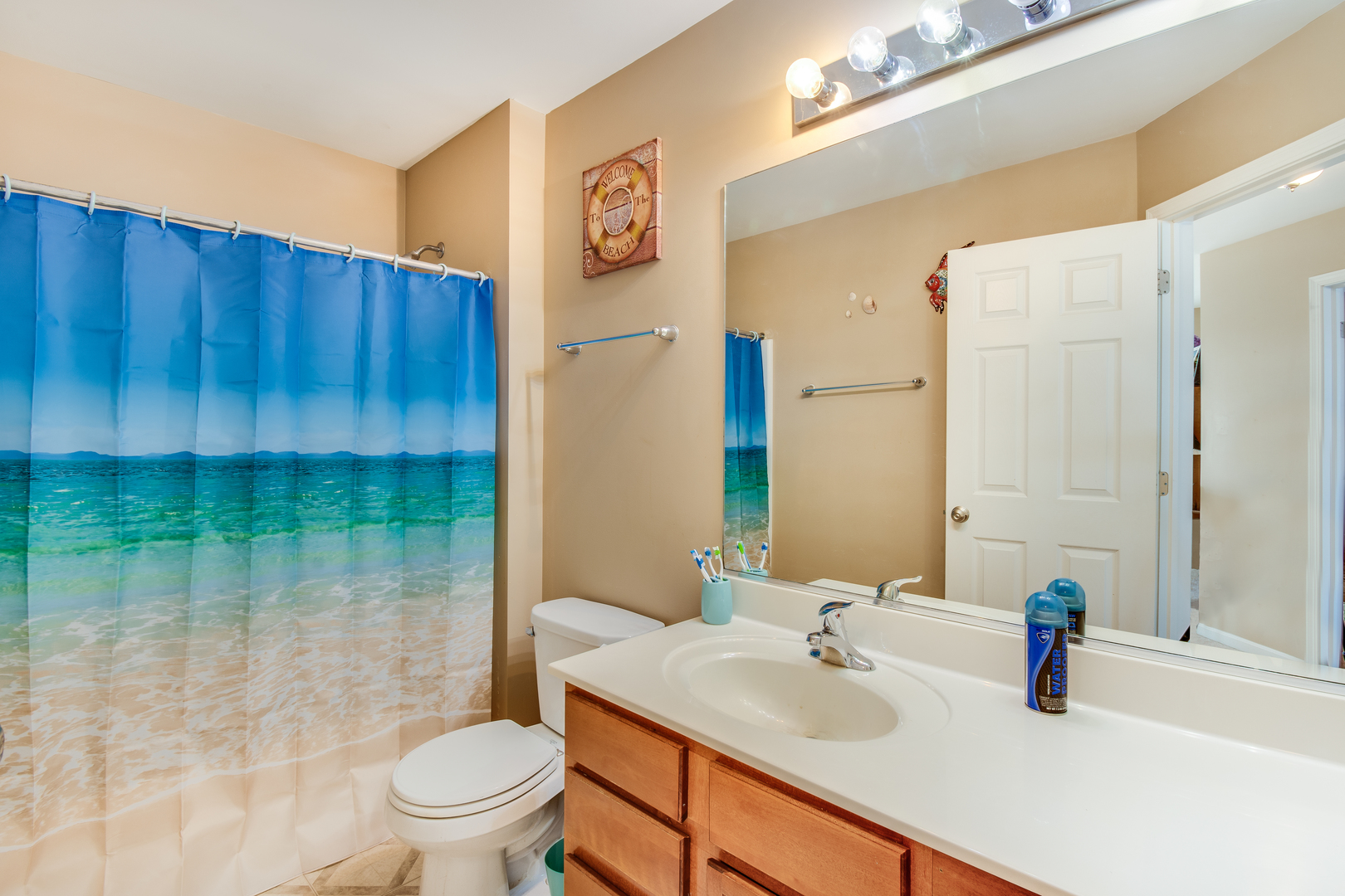 2765 Crooker Drive Yorkville, IL 60560 - Photo 17 of 21 a bathroom with a sink a toilet and shower