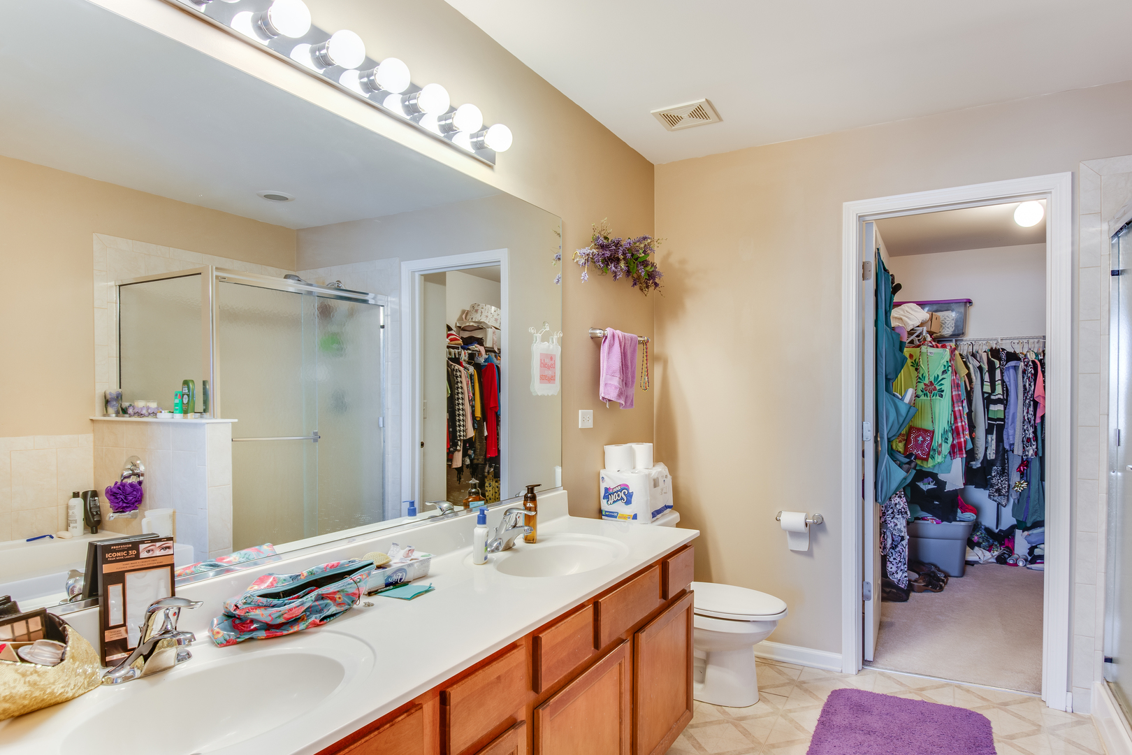 2765 Crooker Drive Yorkville, IL 60560 - Photo 19 of 21 a bathroom with a sink vanity and a mirror