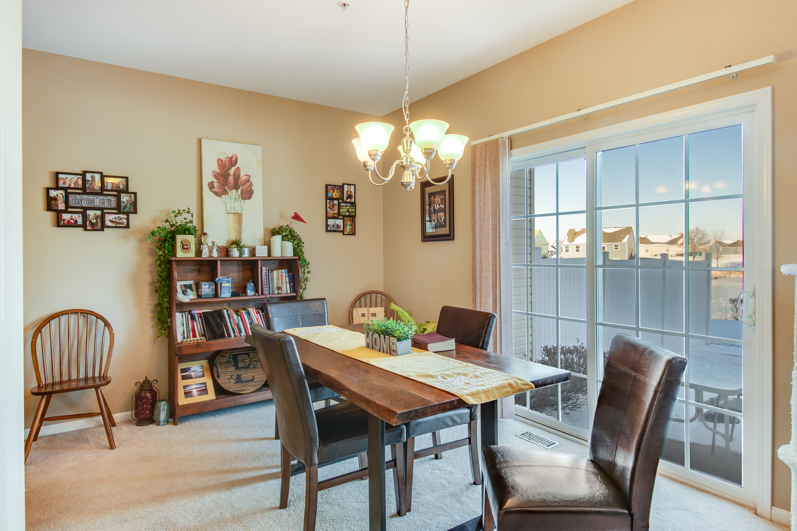 2765 Crooker Drive Yorkville, IL 60560 - Photo 5 of 21 a view of a dining room with furniture window and outside view