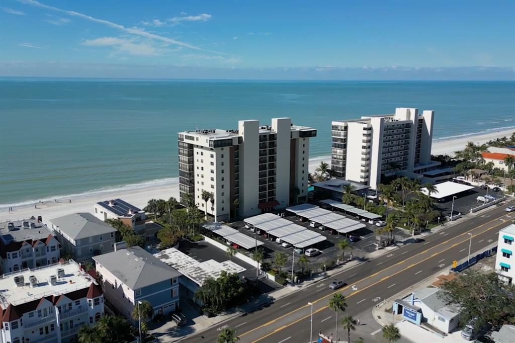 15400 Gulf Boulevard, Unit 505 Madeira Beach, FL 33708 - Photo 25 of 27 a city view with tall buildings