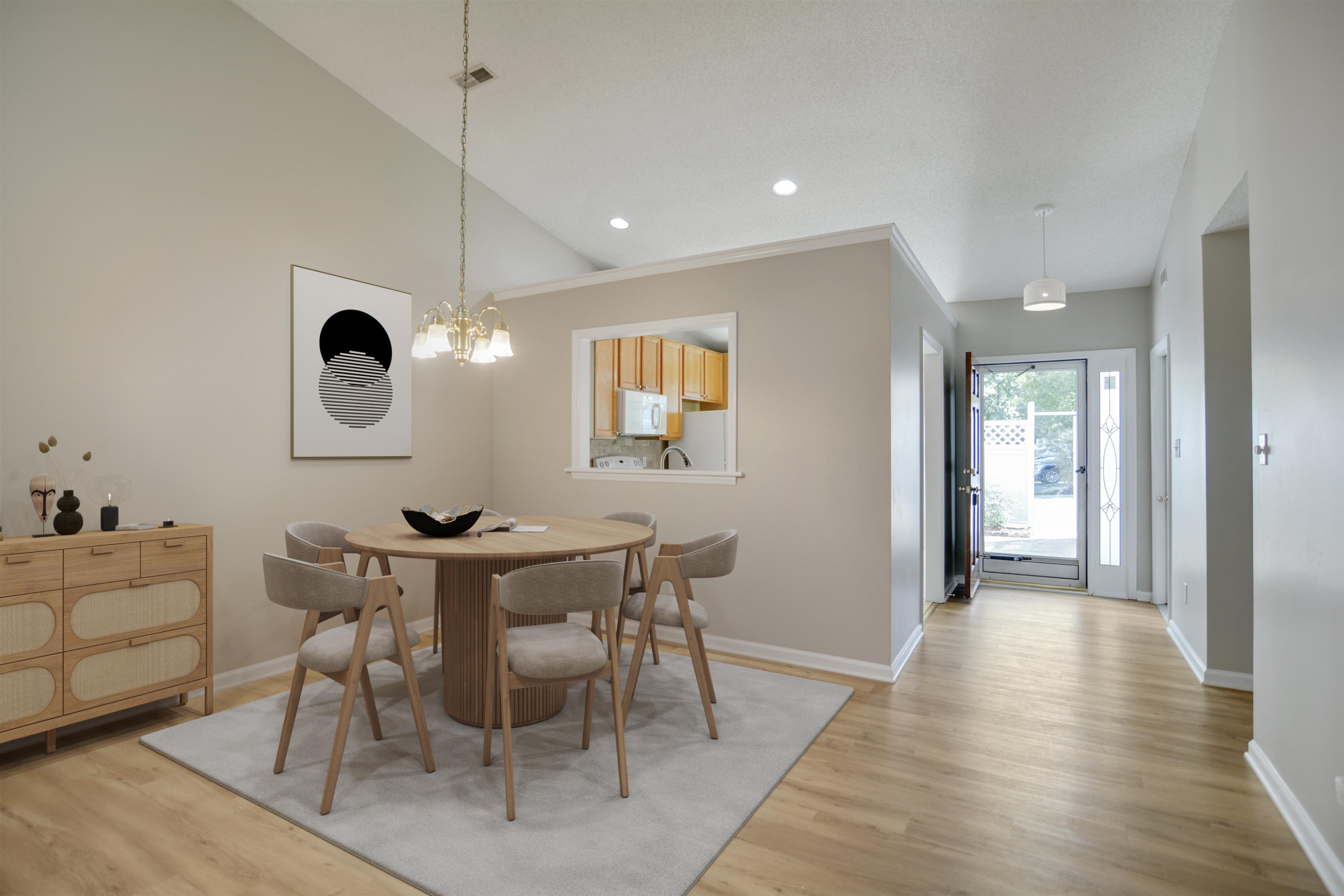 114 Breakers Place Cary, NC 27511 - Photo 6 of 19 a view of a dining room with furniture and wooden floor