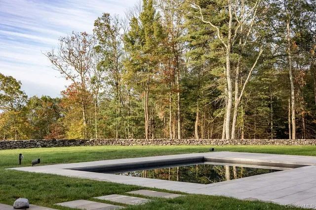 a view of a wooden bridge