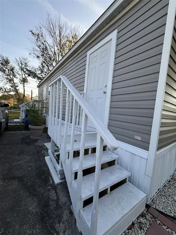 a backyard of a house