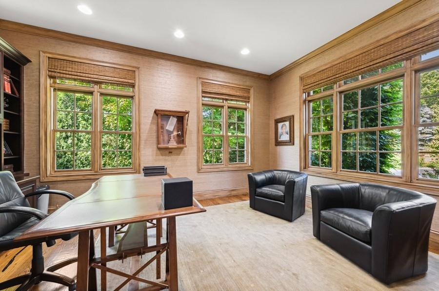 812 Hibbard Road Winnetka, IL 60093 - Photo 17 of 46 a living room with furniture and windows