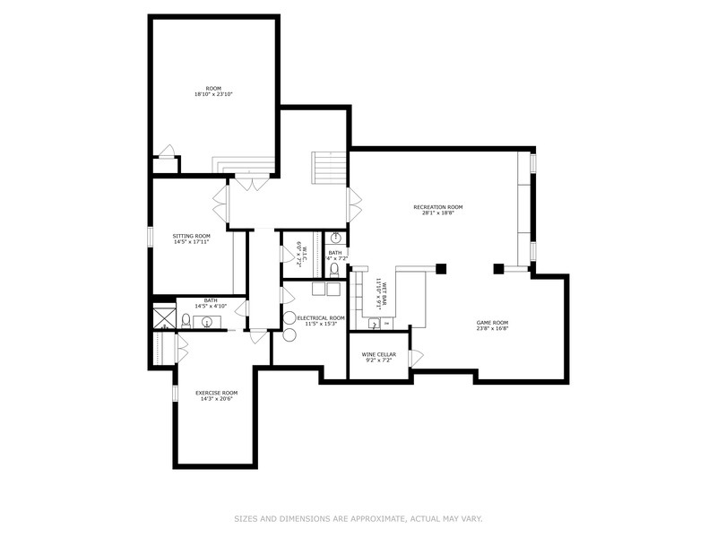 812 Hibbard Road Winnetka, IL 60093 - Photo 46 of 46 a picture of a floor plan